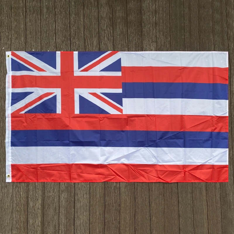 Hawaii Flag 3 X 5 Ft Polyester Banner Hawaiian Flags and Banners Country Banner National Flag