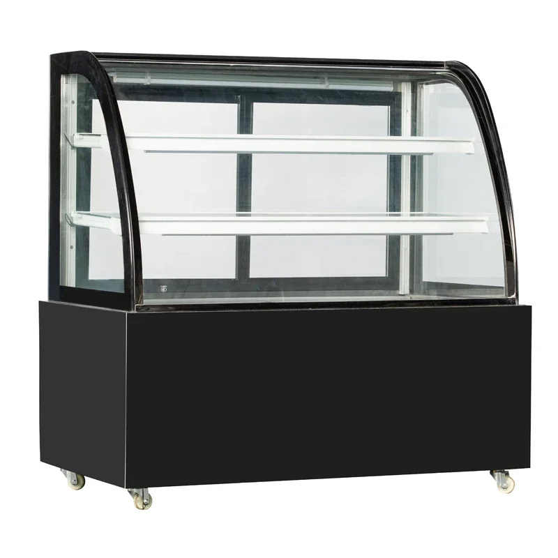 Commercial Fan Cooling 300L Refrigerated Case Bakery Cake Chocolate Display Showcase