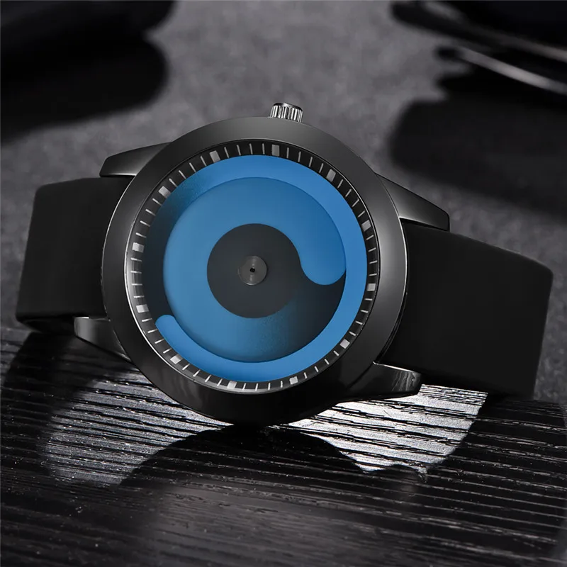 Men Brand Unique Designer Watches Students Fashion Casual Silicone Band Simple Cheap Quartz Gifts Watch Black Reloj Hombre 2025