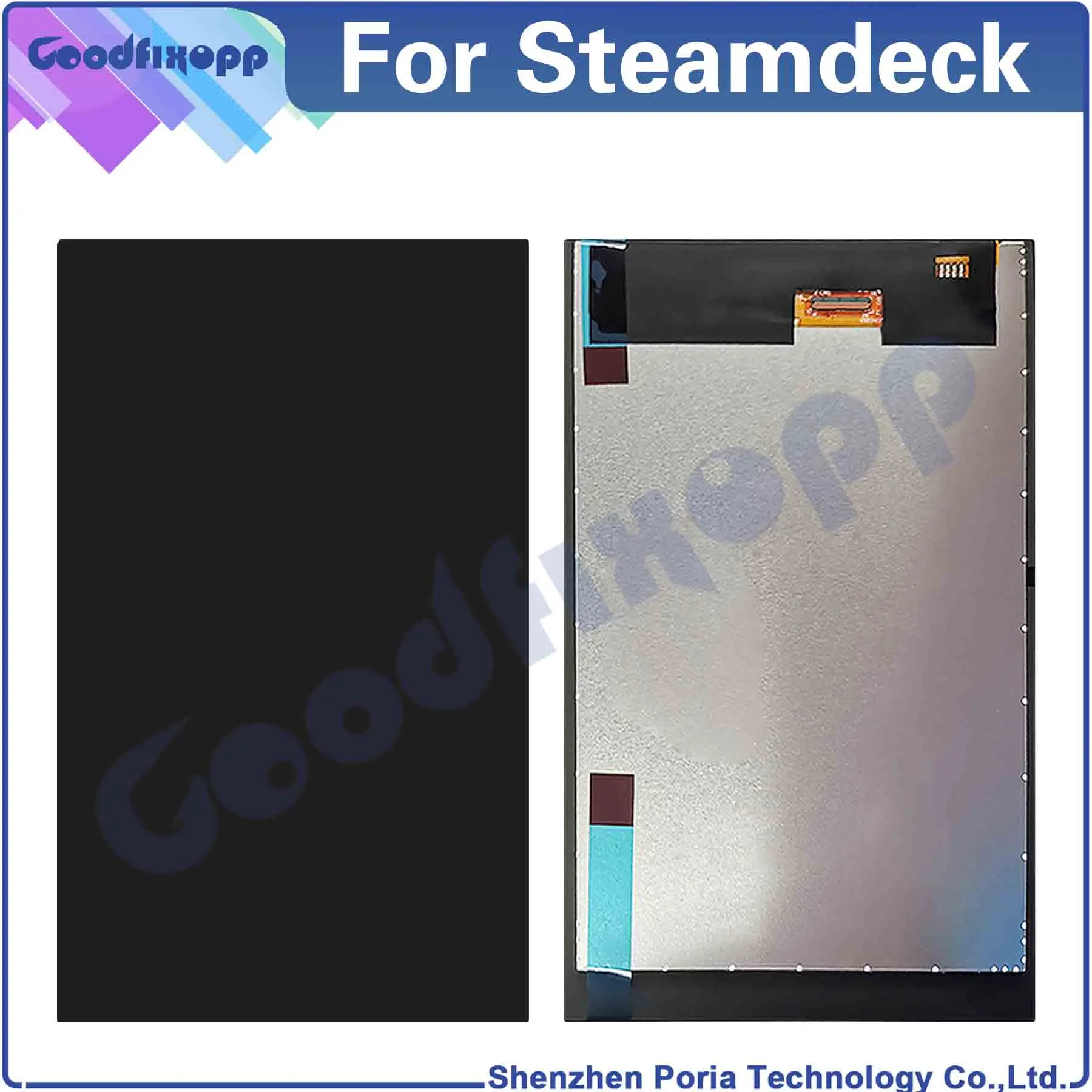 For Steamdeck Game Console LCD Display Touch Screen Digitizer Assembly For Steam Deck Repair Parts Replacement