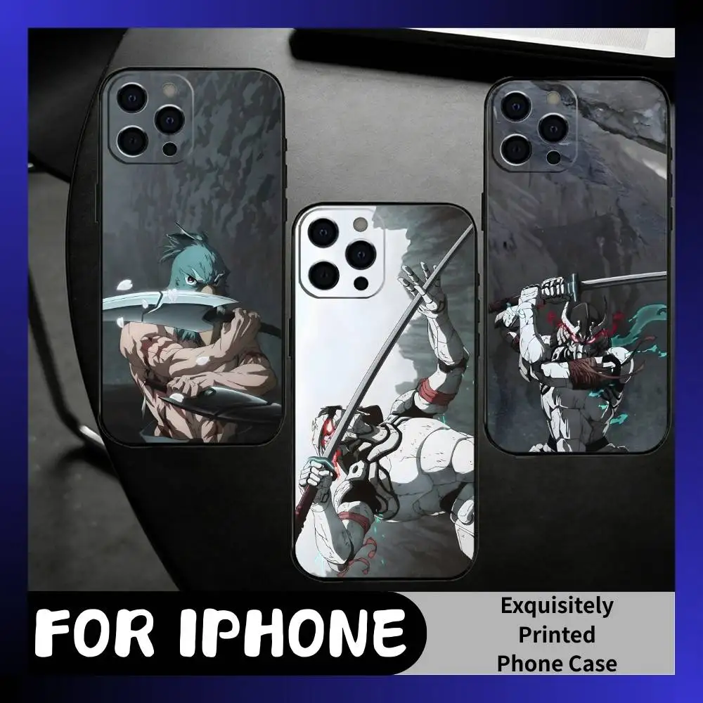 

S-LF S-Sunraku S-Shangri-La Anime Phone Case For iPhone17,16,15,14,13,12 Plus,Max Soft Silicone Black Cover