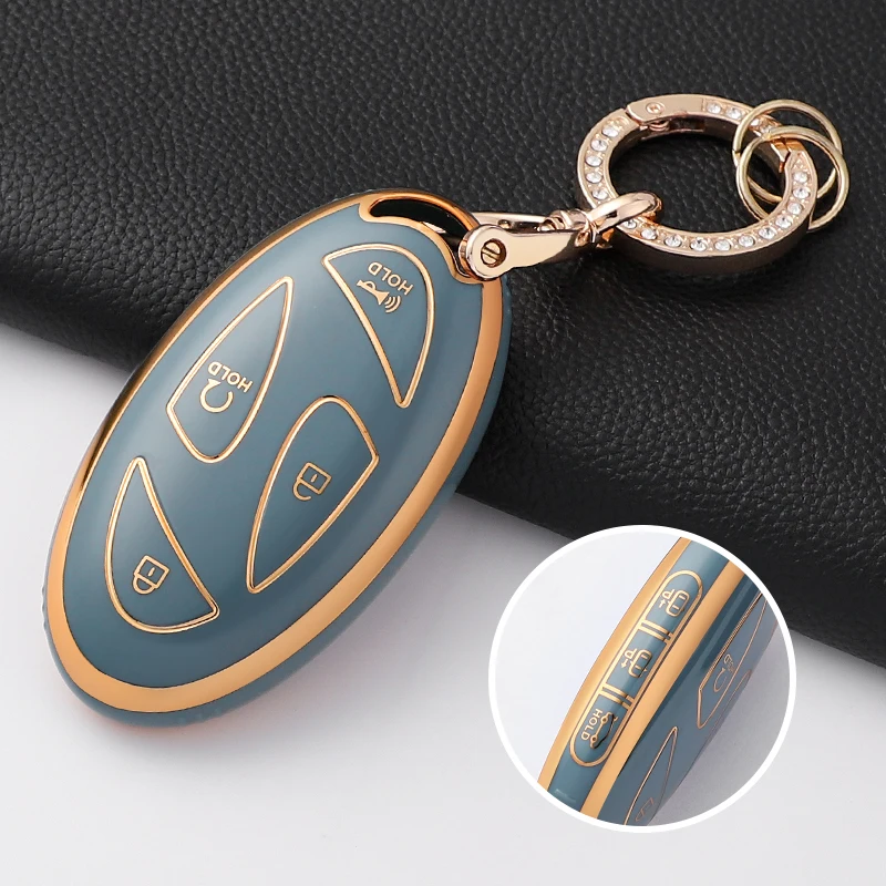 Neue Mode Weiche TPU Auto Schlüssel Fall Abdeckung Shell Für Hyundai Ionic 6 Grandeur GN7 Kona Ev Neue Grand Prix 5/7 Tasten Zubehör – Detail 10
