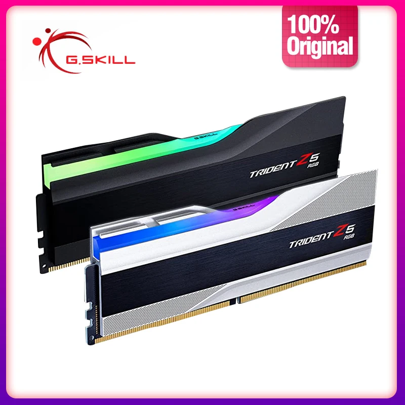 G.Skill Trident Z5 RGB Series 32GB(2x16GB) 288-Pin SDRAM DDR5 6000MHz 6400MHz Dual Channel Desktop Memory