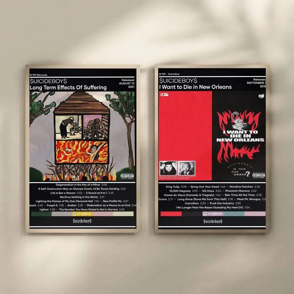 ملصق المغني الانتحاري ذاتي اللصق فني مقاوم للماء ملصق ورقي مقهى بار ديكور جدران الغرفة #5