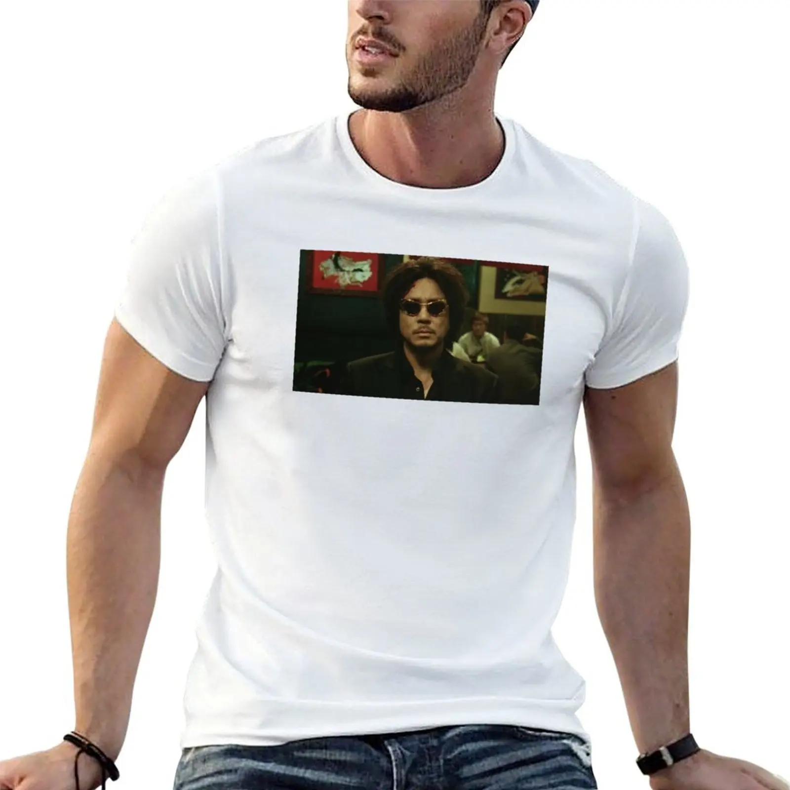 OLDBOY (2003) - Oh Dae-su in the Sushi Restaurant T-Shirt T-Shirt mit Aufdruck für den täglichen Gebrauch