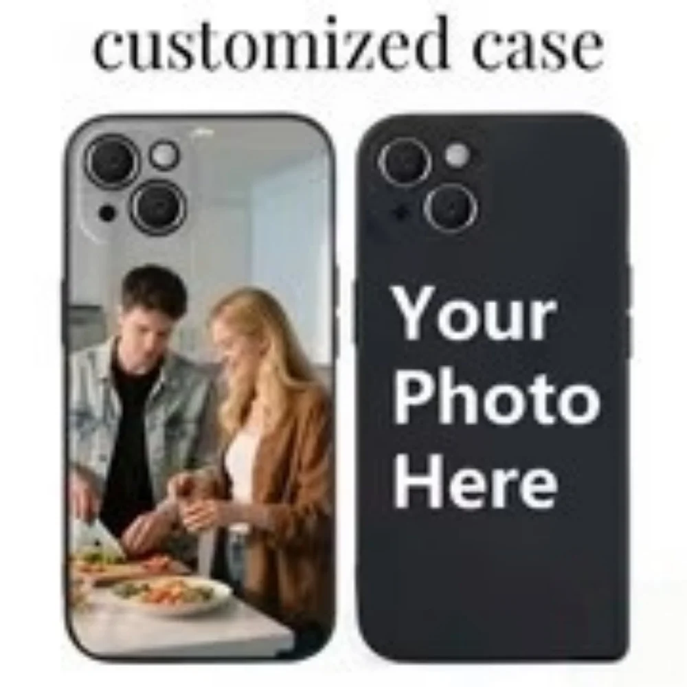 Matte Silicone Phone Case For IPhone 18 17 16 15 14 13 12 11 Pro Xs Max Plus Air Mini XR X 17e 16e DIY Customized Photo Cover ﻿