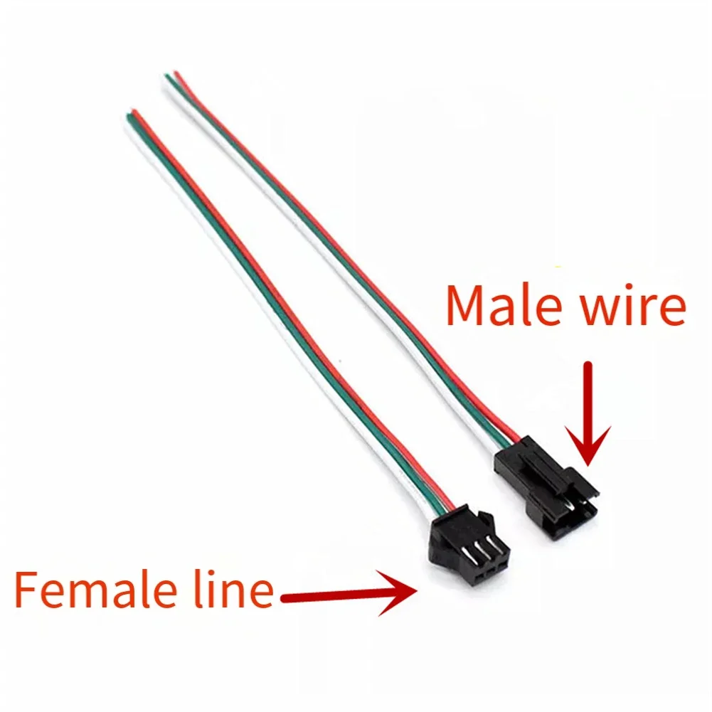 Essential For JST SM Connector Package Designed for Easy For LED Strip Connectivity Comes in a Set of 30 Pairs