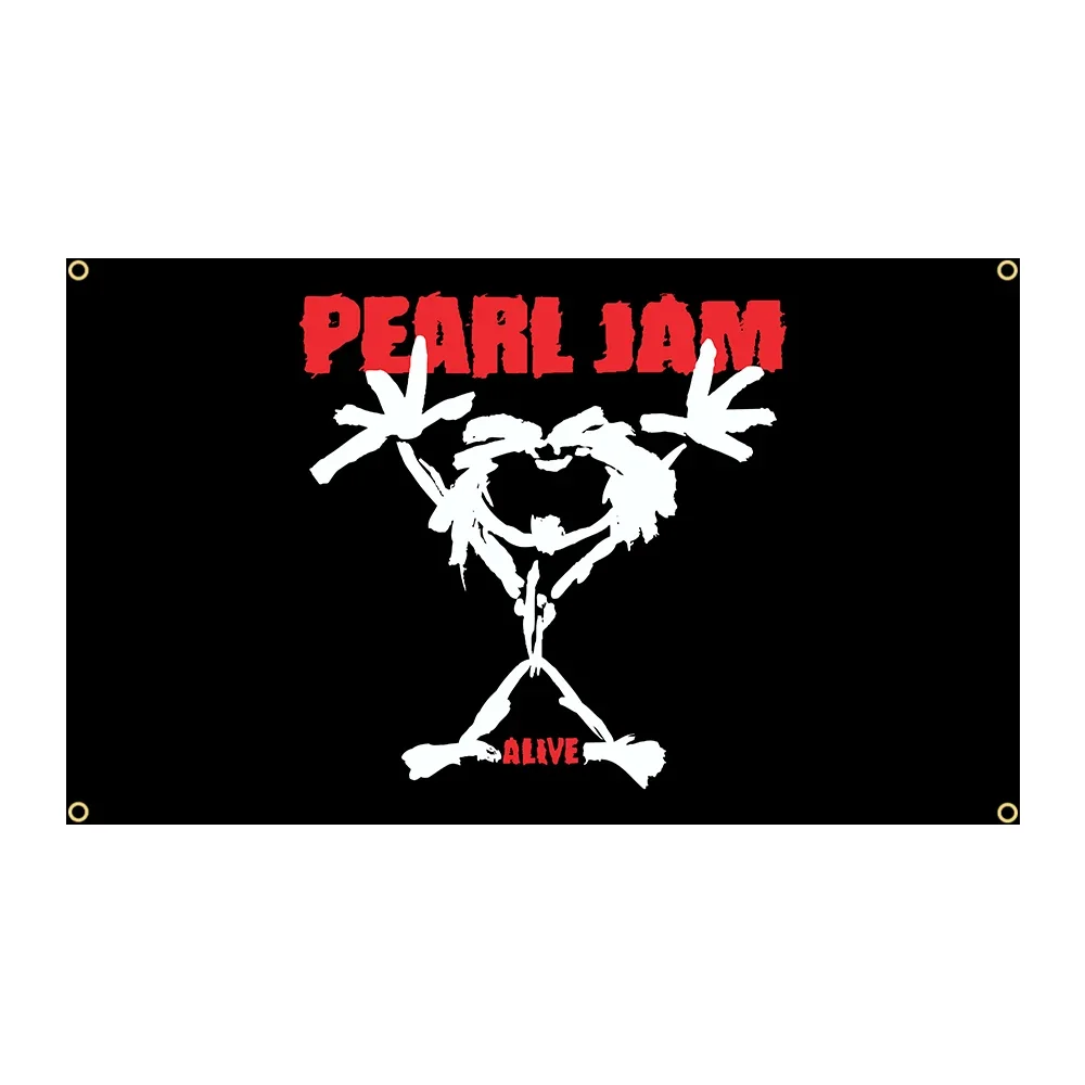 

3x5 ft printed Pearls JAM Alive Flag Polyester Printed Rock Band Banner Party or Bedroom For ft Flag Decor,flag Banner Flag