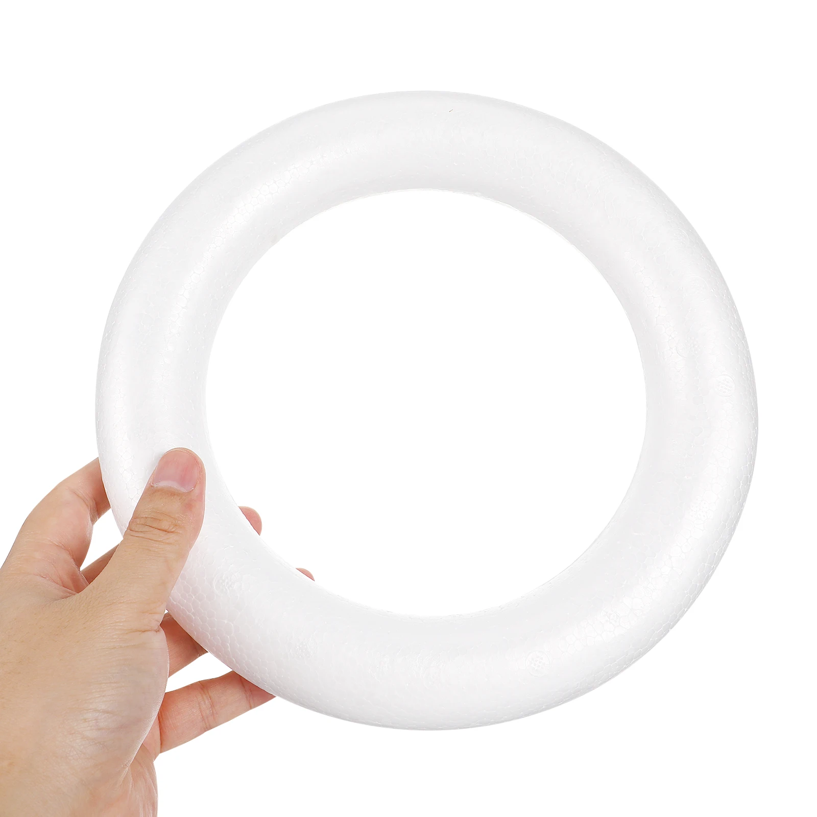 

Ciieeo 3Pcs Foam Wreath Forms Craft for Christmas Decoration Polystyrene Circle Ornament