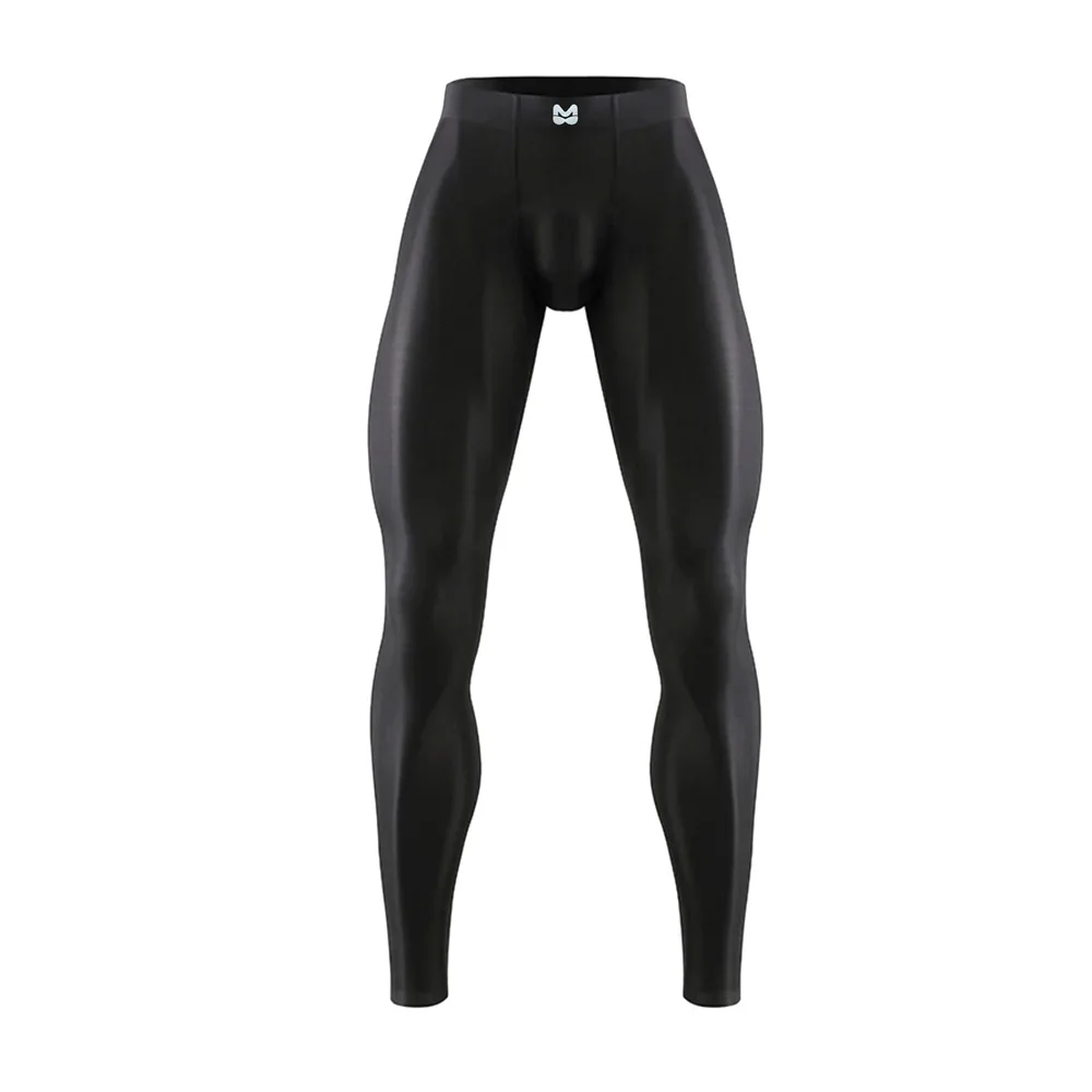 Ultra-thin See Through Seamless Leggings Men Plus Size Tight Sexy Sheer Elastic Sport Pants