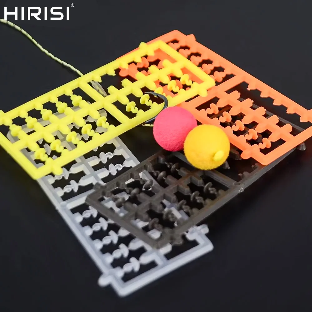 

Hirisi 10pcs Carp Fishing Boilie Stops Bait Dumbell Stops Hair Rigs Extender Utility Fish Accessories AH165
