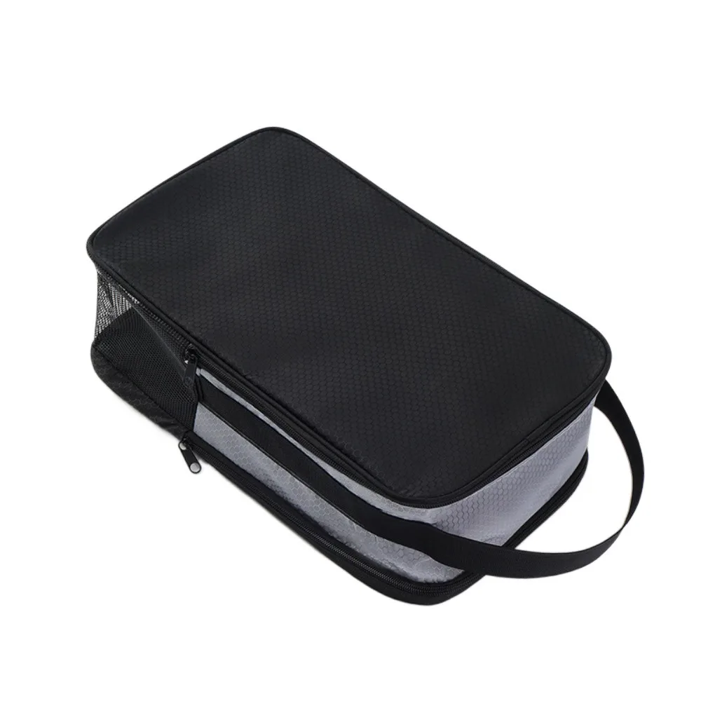 

Полиэстеровая сумка для обуви, портативная, однотонная, сетчатая, дышащая, для хранения кроссовок, защита от брызг, воды и пыли