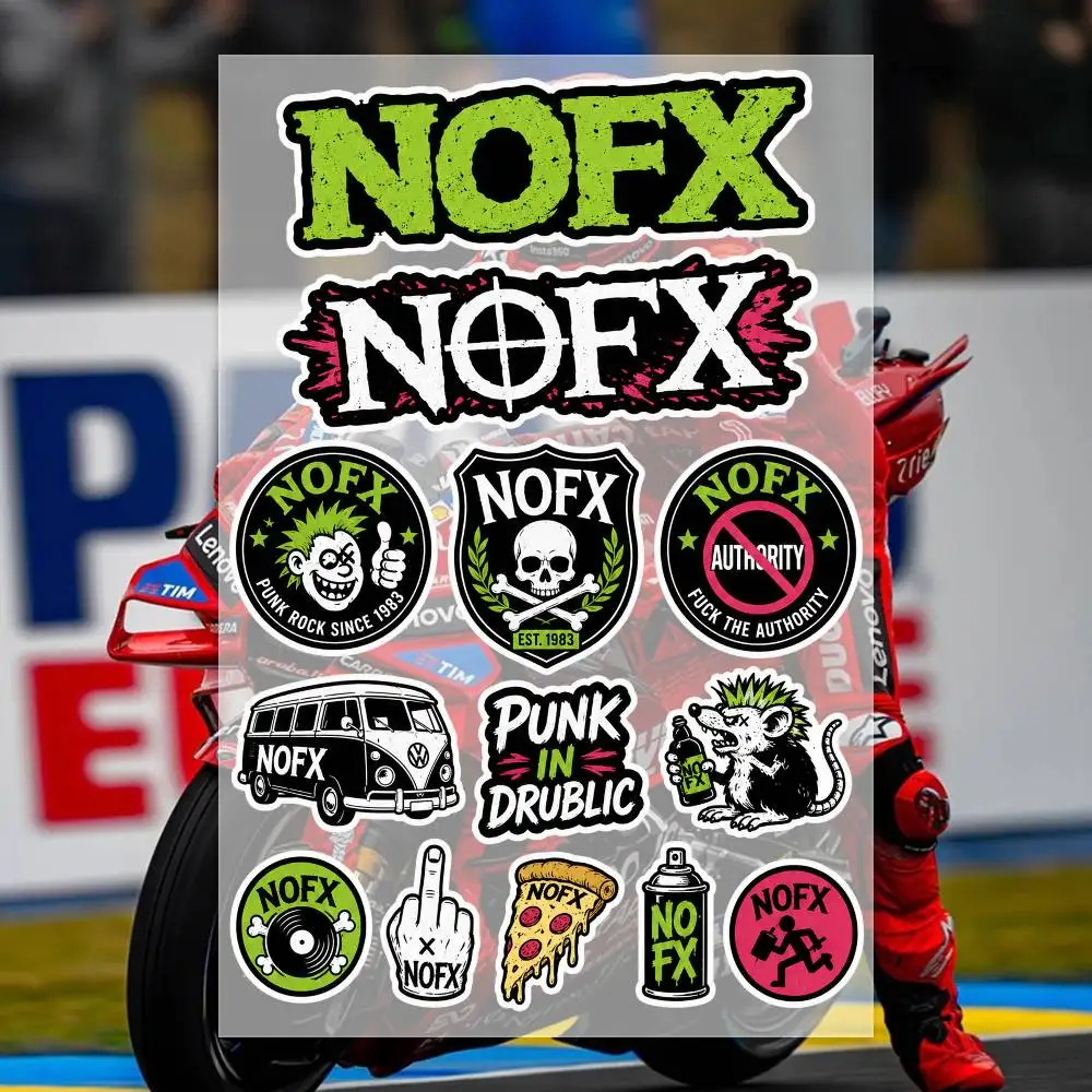 N-OFX Japanese Motorcycle Sticker Suitable for Motorcycle Body Reflective Car Sticker Helmet Decal