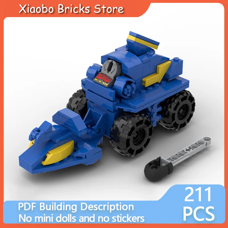 Masked Anime Model MOC Building Bricks Combat All Terrain Vehicle Modular Technology Gifts Holiday Assemble Children Toys Suit