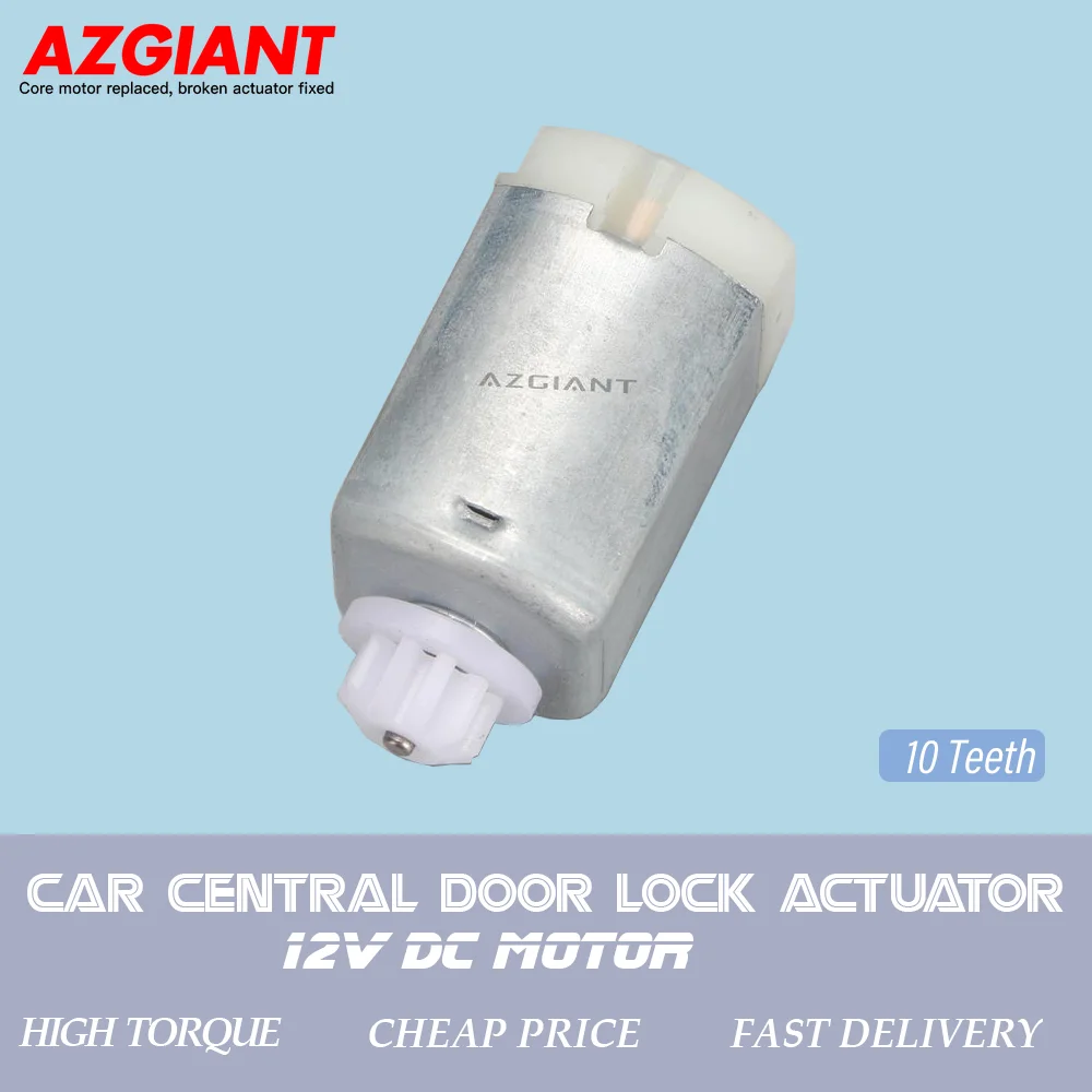 

AZGIANT 10teeth 16637779 For Pontiac Bonneville Grand Am Aztek Car Door Lock Actuator Assembly 12V DC Motor Repair Kit