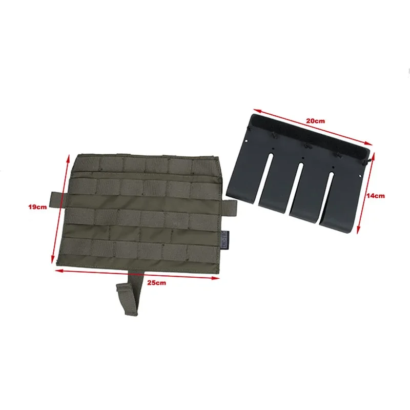 Vest Replacement Front panel MAG Pouch Bag + Quadruple Kydex Mag Insert for Tactical AVS JPC2.0 SPC Vest TMC3503