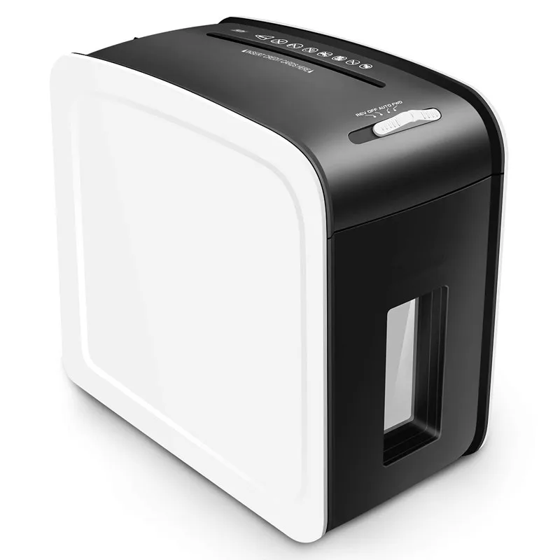 Great Price on New Design 12L Mini Paper Shredder 5 Sheets Cross-Cut for Office Use Shreds CD and Card