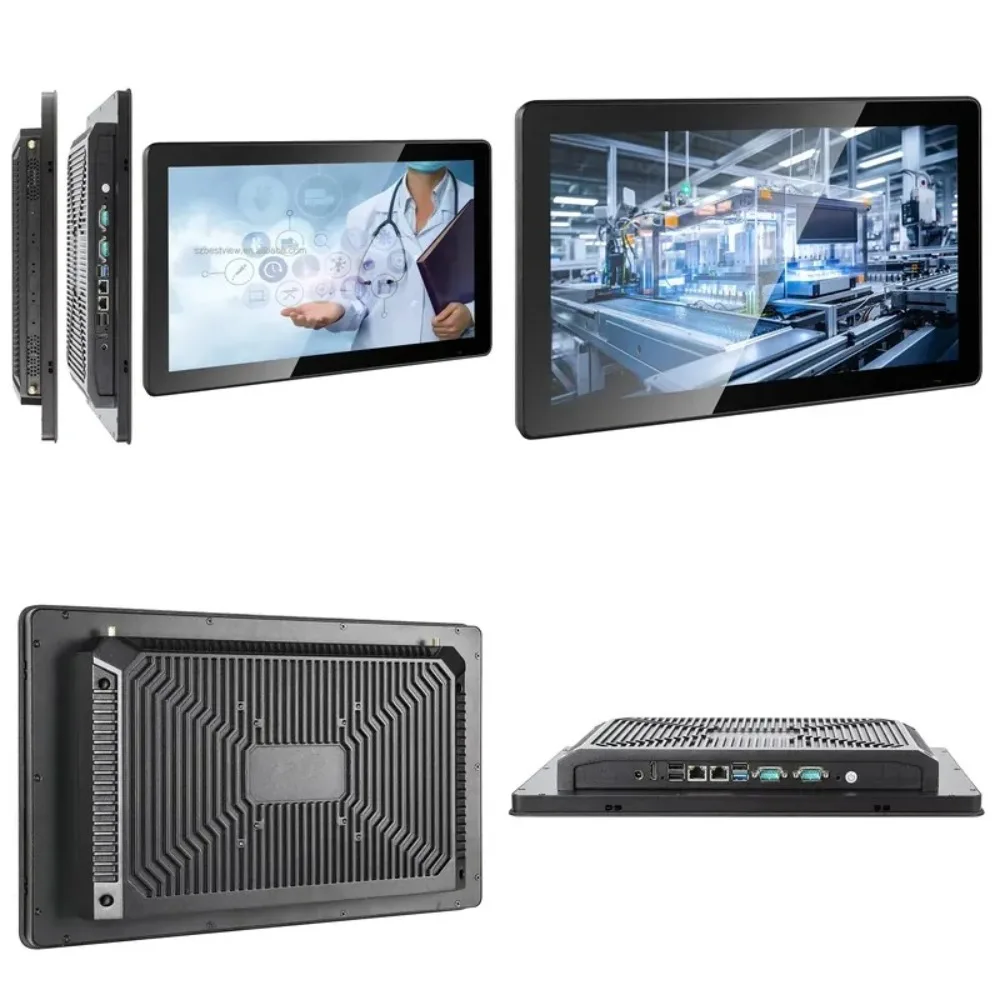 21.5 inch waterproof industrial touch screen embedded all-in-one computer