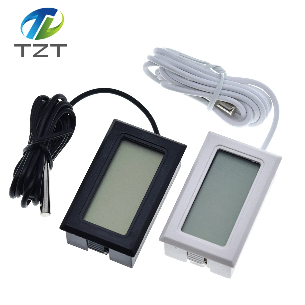 TZT 1/3 pièces Mini thermomètre numérique LCD capteur de température contrôle automatique réfrigérateur congélateur thermomètre tpm-10