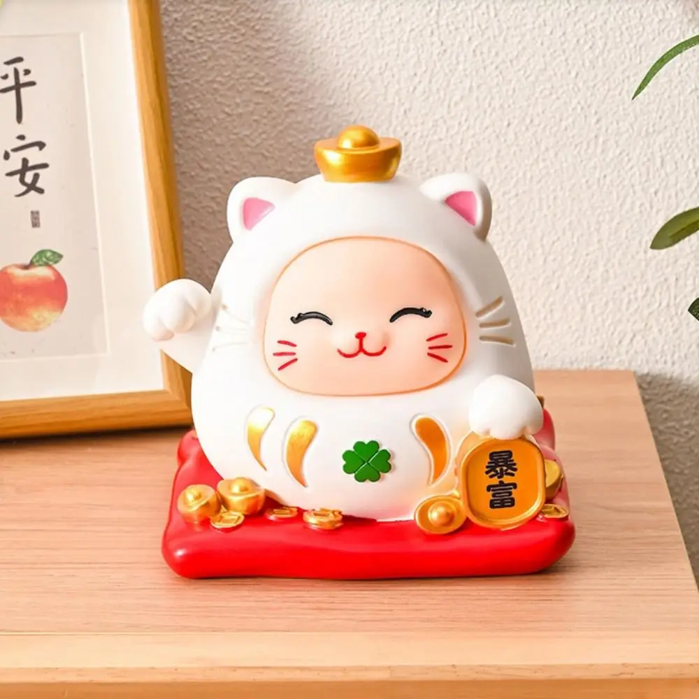 Large Capacity Lucky Beckoning Cat Piggy Bank Save Money Portable Lucky Beckoning Cat Money Jar Cartoon Money Saver