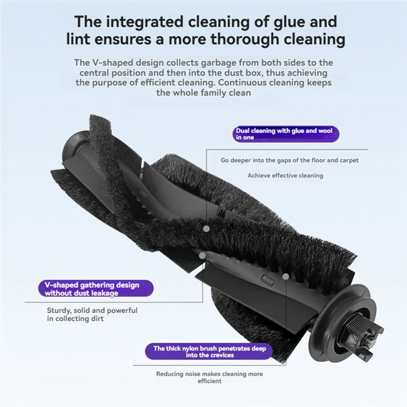 

RMWIN-For Tapo RV30 Max/RV30 Max Plus/RV20 Max/RV20 Max Plus Vacuum 18PCS Replacement Kit Main Side Brush Filters Mop Cloth Dust