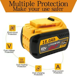 Original for Dewalt 20V for Flexvolt 20V/60V Max DCB609 DCB547-XJ DCB205 DCB200 DCB182 DCB609-2 For Dewalt Lithium Ion Battery 6 Main Sales 20V Dewalt Battery - №4