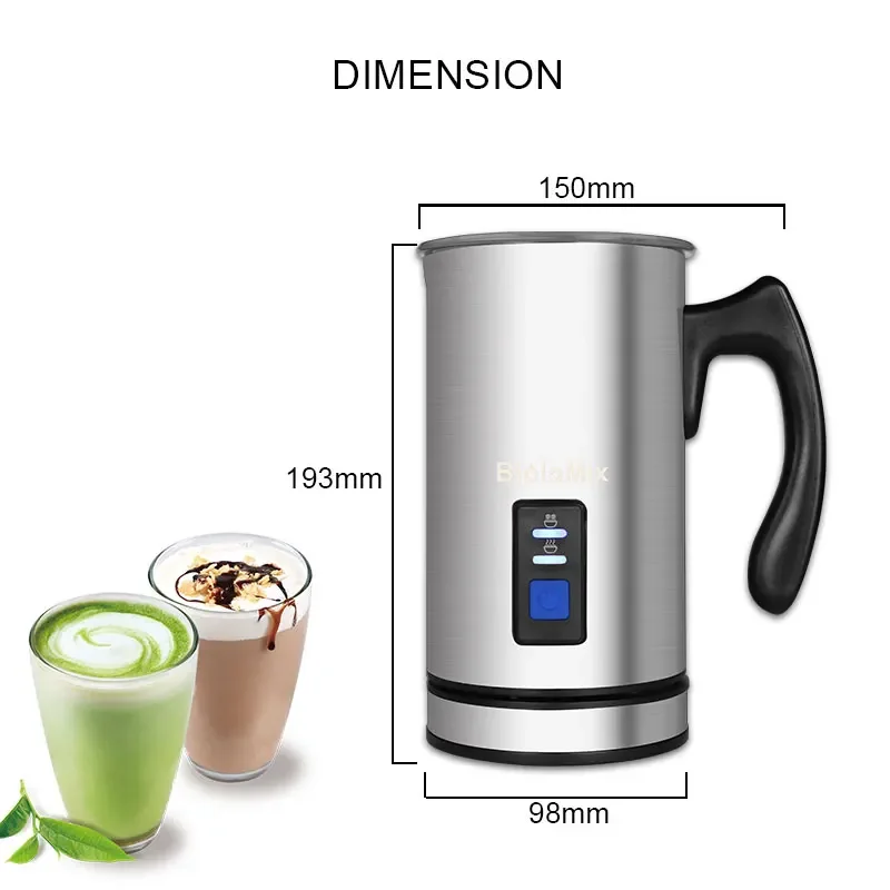 

Multifunction Electric Milk Frother Milk Steamer Creamer Milk Heater with New Foam Density for Latte Cappuccino Hot Chocolate