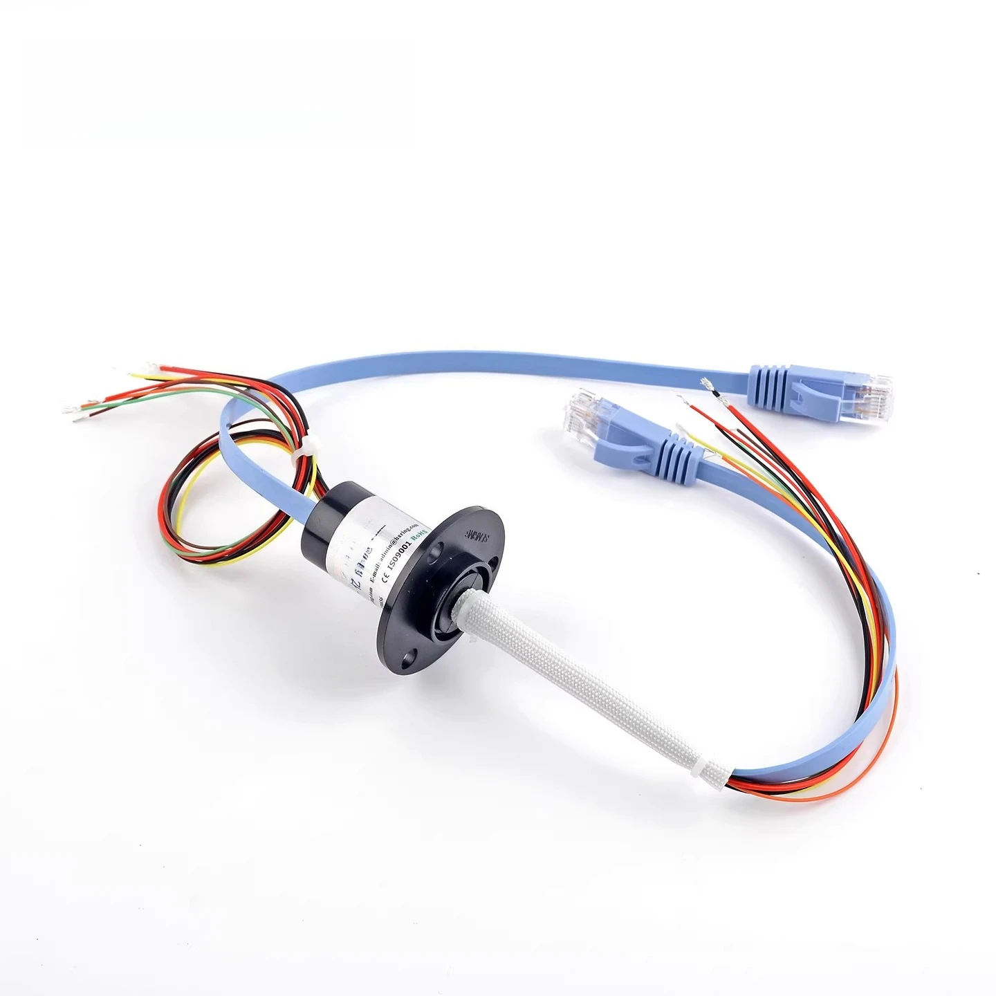 1 pcs micro cap conductive slip ring 360 degree rotation automatic transmission slip ring suitable for robot rotating table