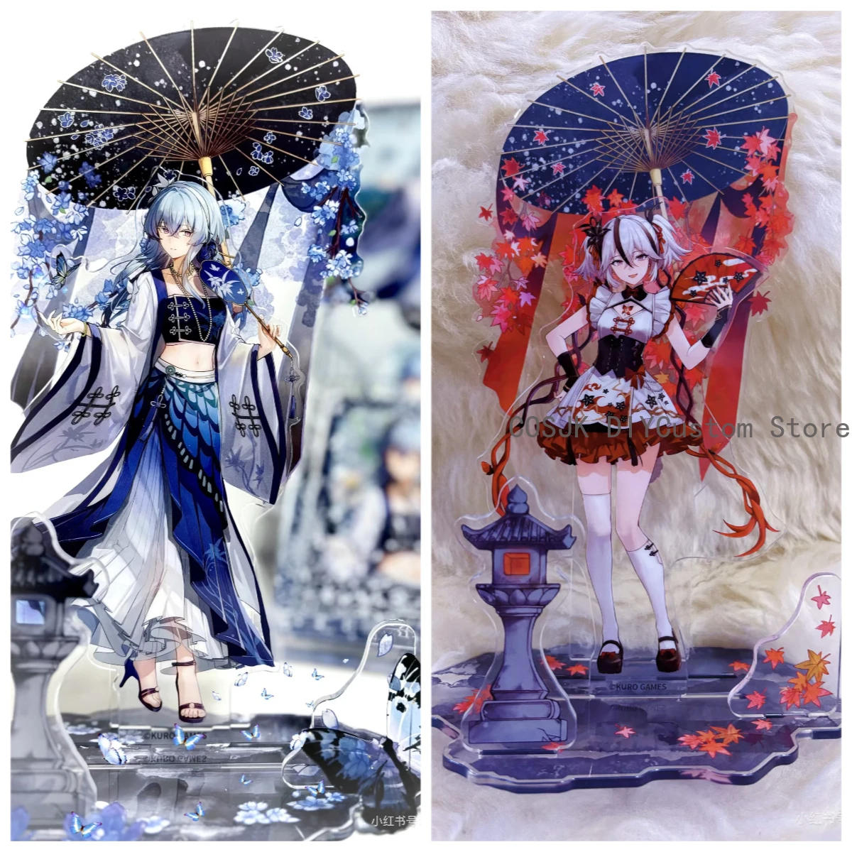 

Игра Wuthering Waves, тема Западное озеро, бронежилет, камелия, акриловый настольный орнамент, реквизит, модель, стенд, украшение