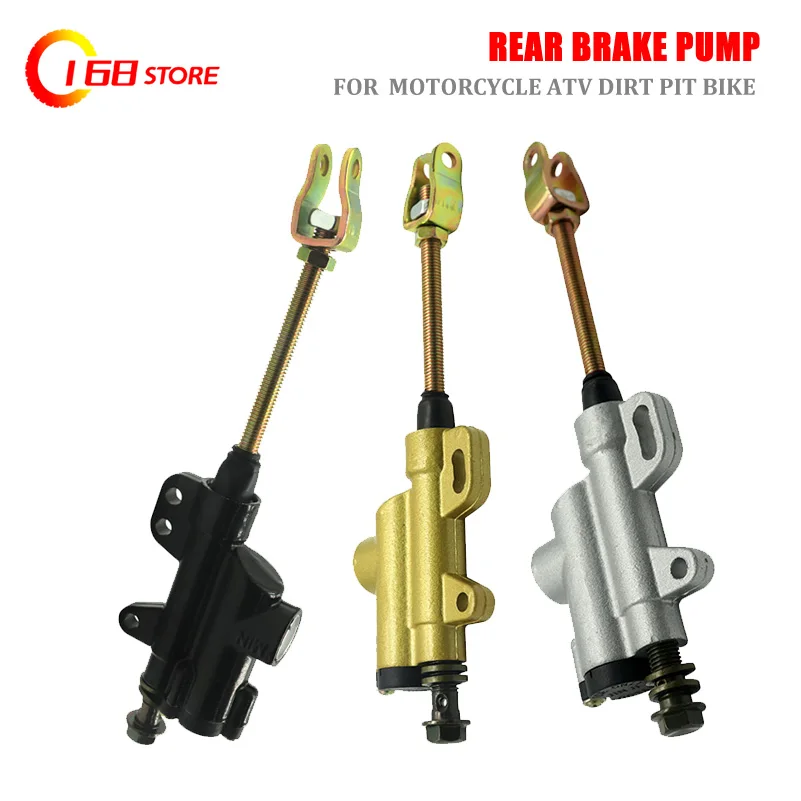 High quality Rear Refit Foot Hydraulic Brake Master Cylinder Pump for Motorcycle Dirt Pit Bike ATV