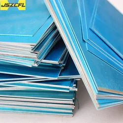 10pcs 7075 Aluminum Al Alloy Shiny Polished Plate Sheet 1mm X 100mm X 100mm for DIY Material Model Parts or Boat Construction