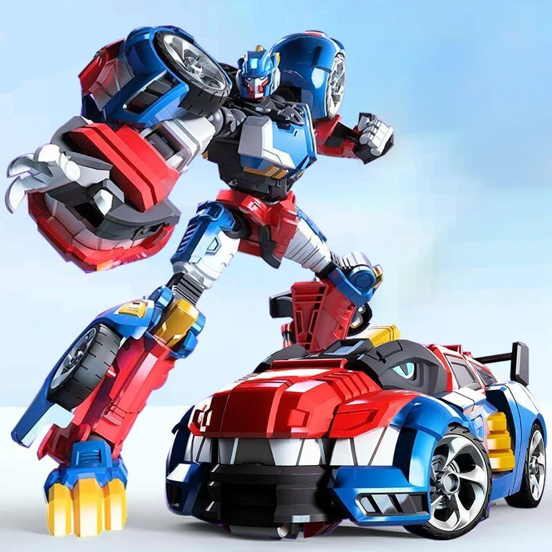 

New Deformation Robot DIY Dinosaur Car Plastic Model Toys Computer Desk Ornament Children's Toys for Boys Birthday Guests Gifts