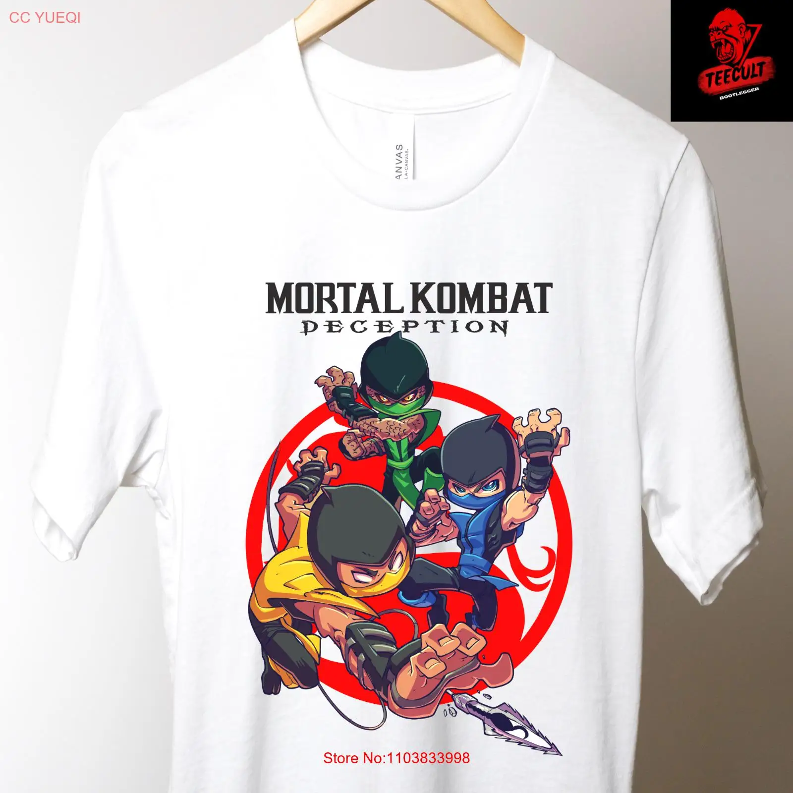 Mortal Kombat Deception Retro Gamer Tee Unisex Heavy Cotton T-Shirt S-3XL 🎃