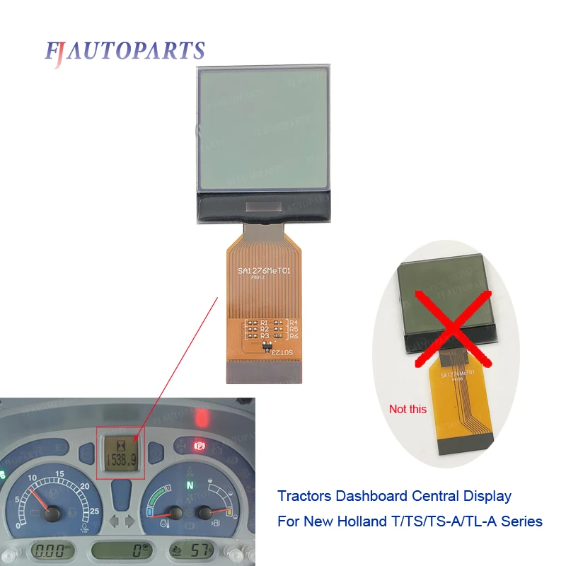 

For New Holland T Series TS Series TLA Series TSA Series Instrument Cluster Dashboard Tractors LCD Display Screen 2004~2008