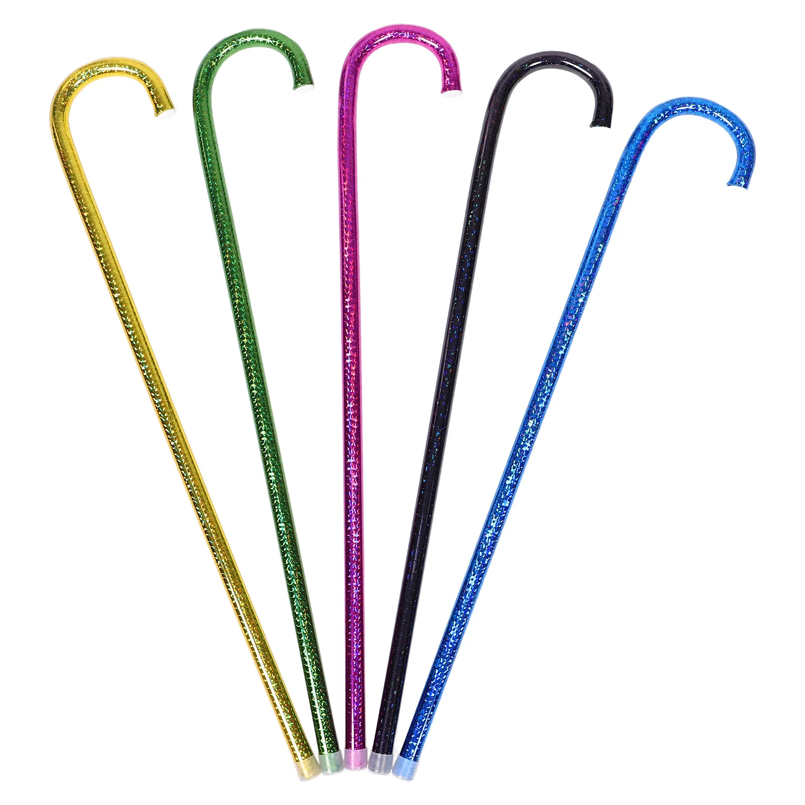 5 Stücke Tanz Requisiten Halloween Cosplay Prop Leichte PVC Kinder Cane Stick für Performance Party Kinder Cane Kleinkind Kind