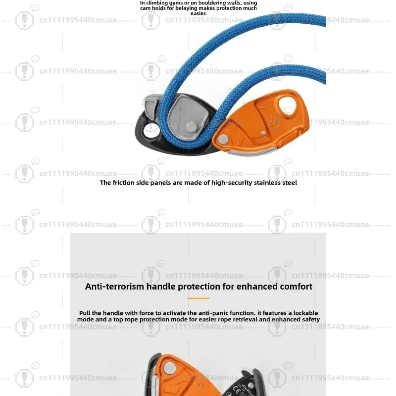 Climbing Pioneer Protector  Descent Essential Auxiliary Brake Protector for  Outdoor  and high-altitude operations