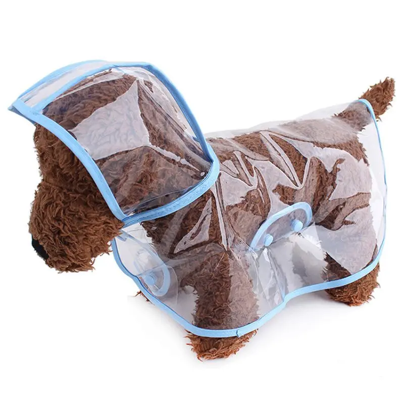 

Dog Apparel Pet Supplies Raincoat Teddy Small And Medium New Transparent Plastic Fashion Poncho Raincoat Ropa Para Perros