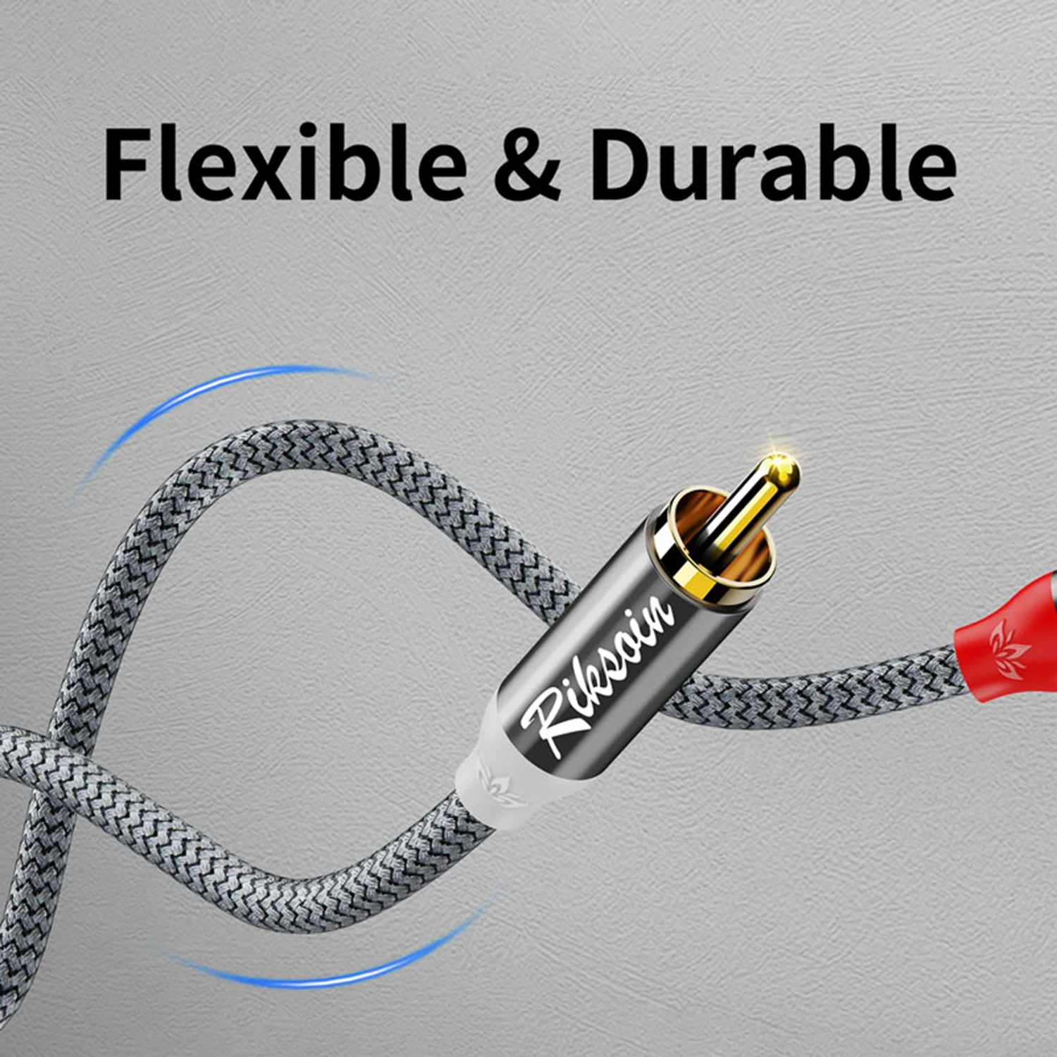 USB C to 2RCA Stereo Cable Y Splitter Adapter Audio Cable Hi-Fi Sound RCA Stereo Connector for Cell Phone MP3 Specker Laptop view 3