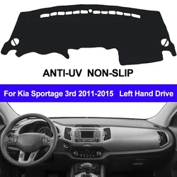 Car Dashboard Cover Dash Mat Dash Board Pad Carpet Dashmat  Anti-UV for KIA Sportage 2011 2012 2013 2014 2015 Accesorios