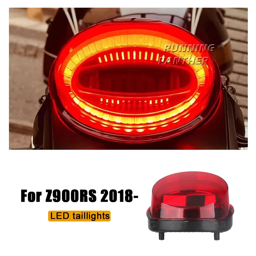 

tail lights LED lights cigarette ash red suitz 900 RS New Motorcycle Accessories able FOR Kawasaki Z900RS Z900 RS 2018- 2019