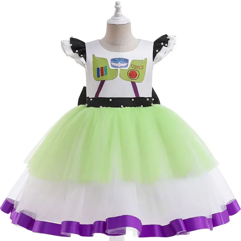 Buzz Costume Lightyear Costume Children Fancy Dress Woody Costumes Dress Girls Birthday Party Princess Dress Halloween Costume