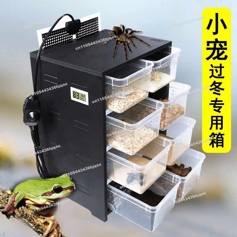 Climbing Cabinet Climbing Pet Box PVC Thermal Insulation Heating Feeding Box Horned Frog Scorpion Spider Pet Breeding Cabinet
