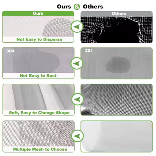 1-5pcs 304 Stainless steel filter screen 4/5/8/20/30/40-400 Mesh Woven Wire High Quality Stainless Steel Screening Filter Sheet - Image 4