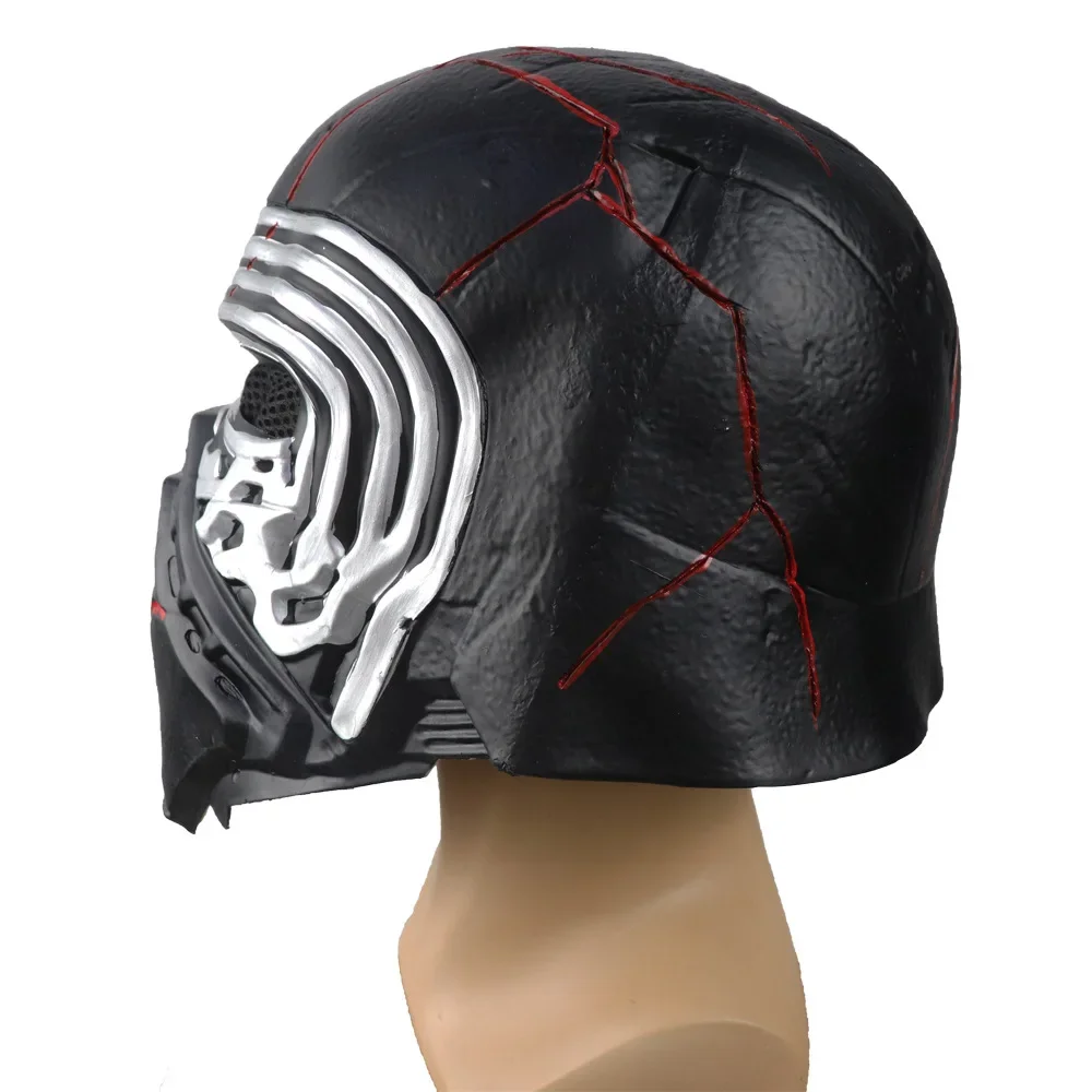 Anime Kylo Ren Helmet Cosplay The Rise of Skywalker Mask Props Helmets Masks Carnival Party Prop - view 5