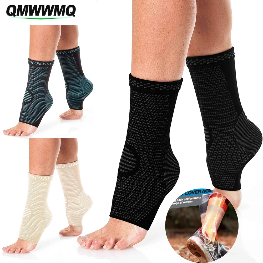 1Pair Ankle Brace Compression Support Sleeve for Injury Recovery,Joint Pain,Achilles Tendon Support,Plantar Fasciitis Foot Sock