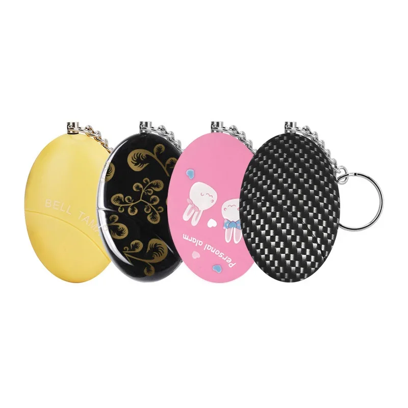 

Self Defense Alarm 120dB Egg Shape Security Protect Alert Personal Safety Scream Loud Keychain Emergency Alarm for Child Elder