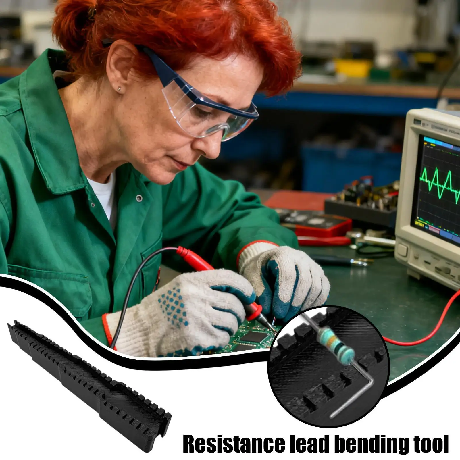 Electronic Components Bending Fixture Resistor Lead Forming Tool Resistance Leads Positioning Tool For Capacitors Electronics