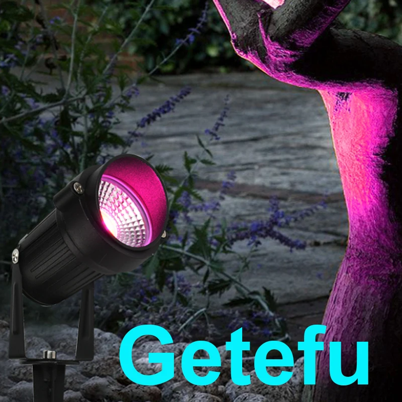 LED Cob Outdoor Garten Licht LED Rasen Lampe Spike 18W 15W 10W 7W wasserdichte Glühbirne AC220V 110V 12V Landschaft IP65 Weg Scheinwerfer – Detail 17