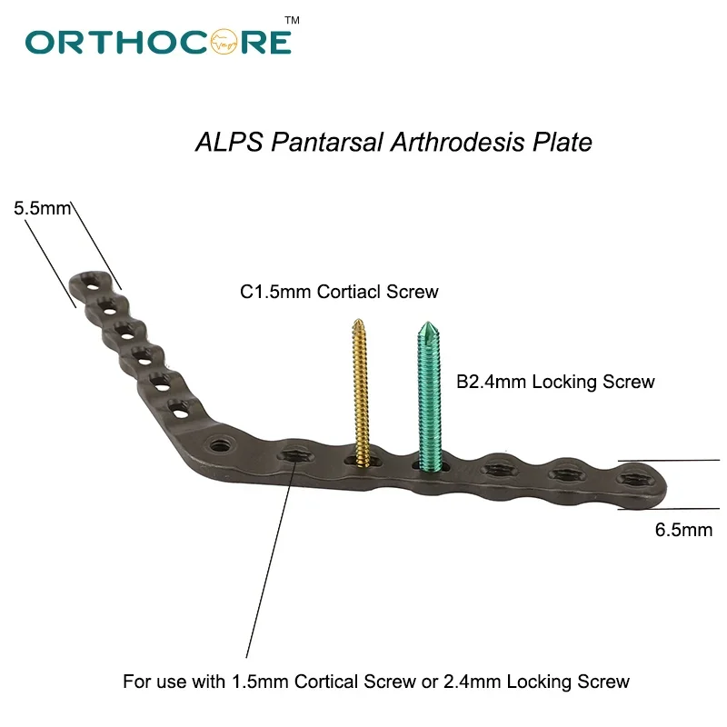 Alpine PRCL Pintard Joint Fixation Plate Veterinary Instruments and Equipment Animal  Surgery tplo  Tools