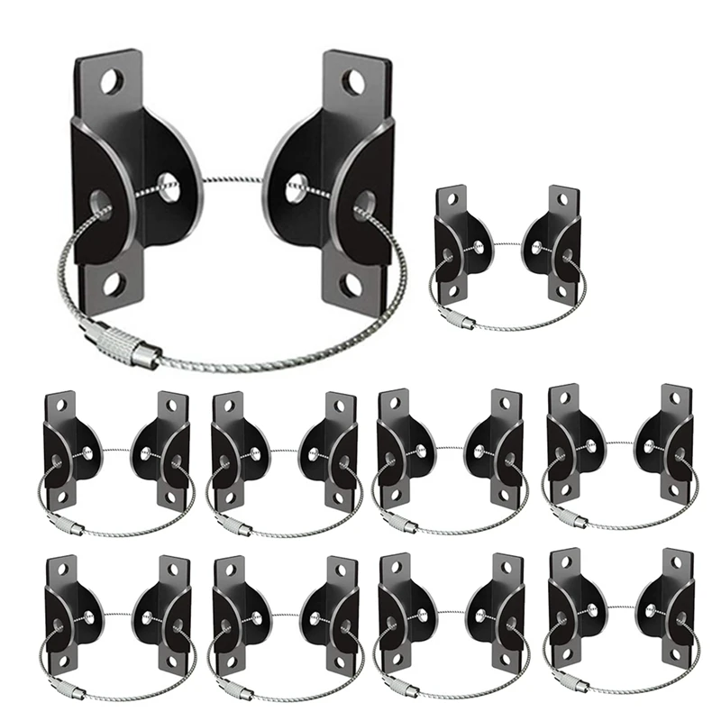 

Furniture Anchors (10Pc) Furniture Anchors Child Proofing Straps For Child Proofing